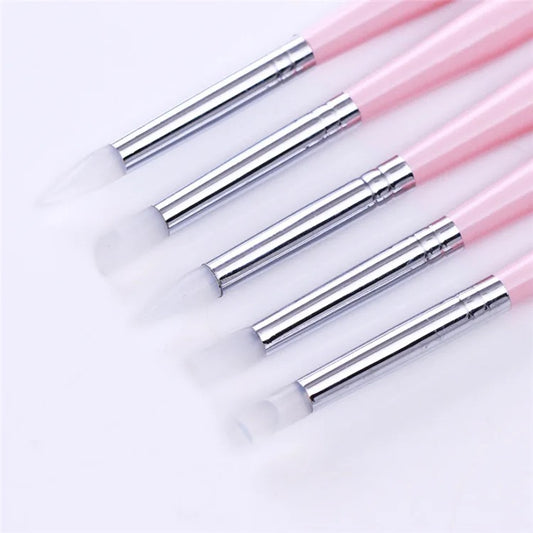 Nail Art Dotting & Silicone Tool Set