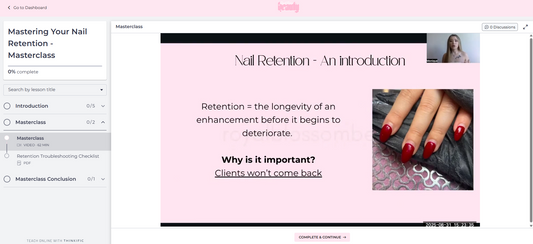 Mastering Your Nail Retention - Online Masterclass