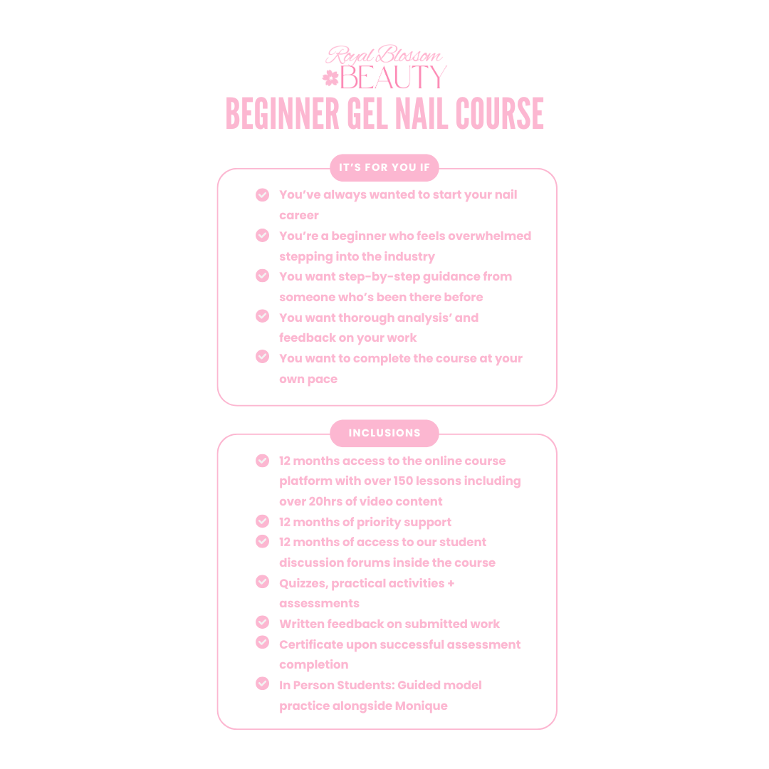 Beginner Gel Nail Course - In Person Melbourne