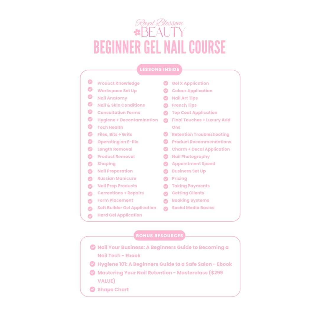 Beginner Gel Nail Course - In Person Melbourne