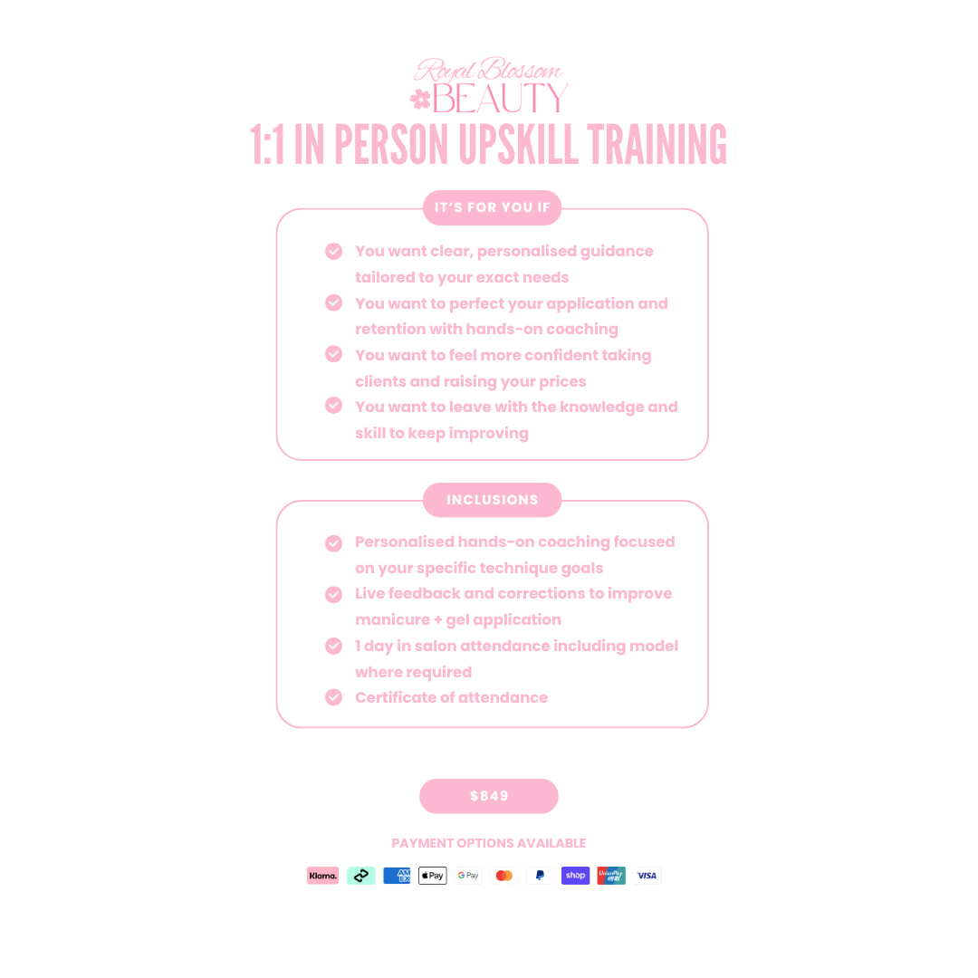 1:1 In-Person Upskill Training - Melbourne