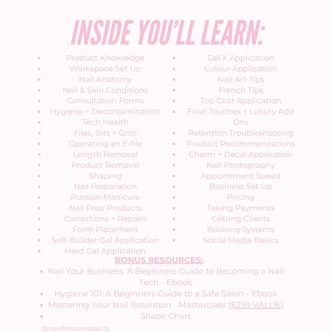 Beginner Gel Nail Course - In Person Melbourne