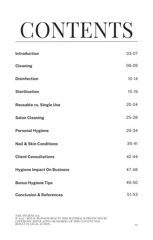 Nail Hygiene 101: A Beginners Guide to a Safe Salon (EBOOK)