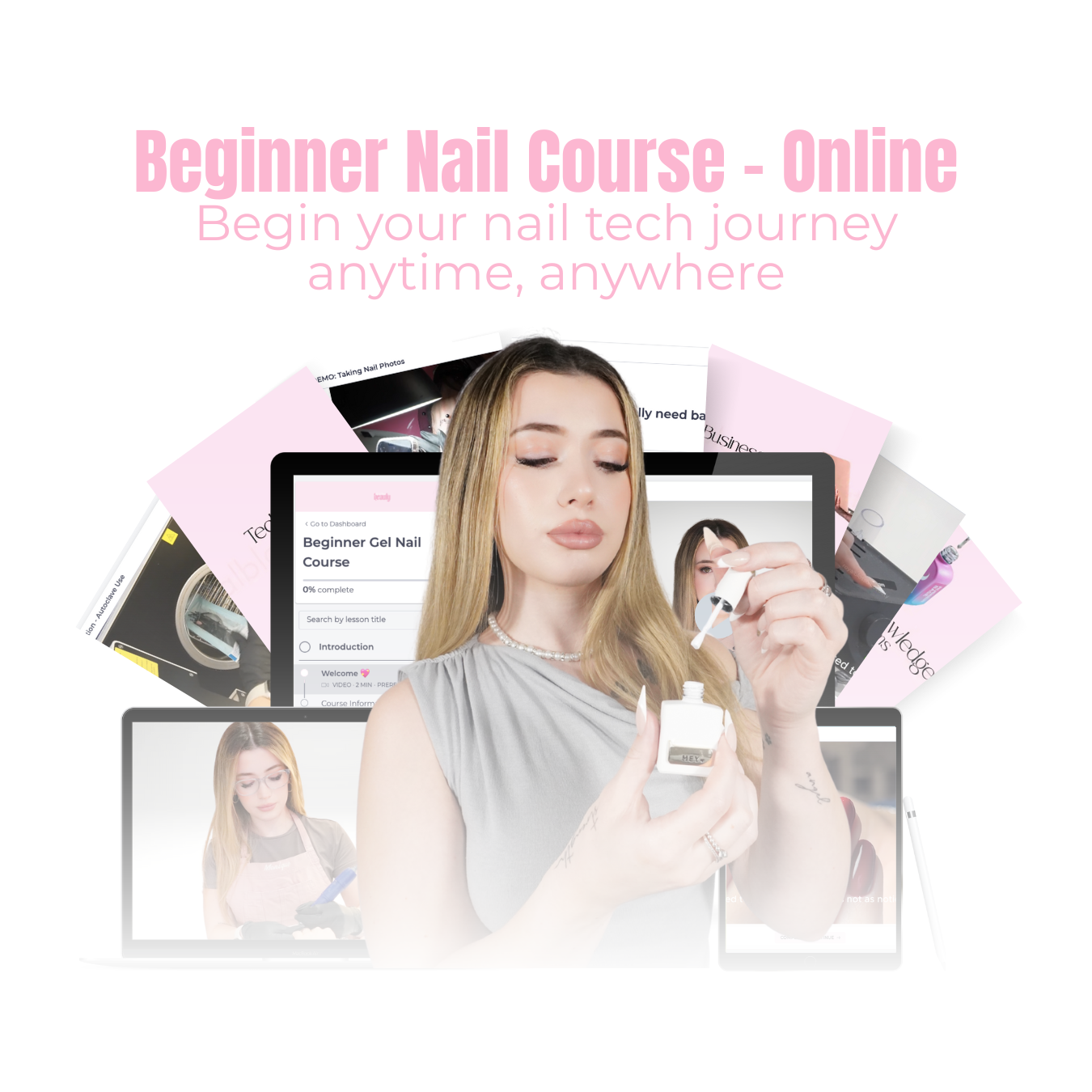 Beginner Gel Nail Course - Online